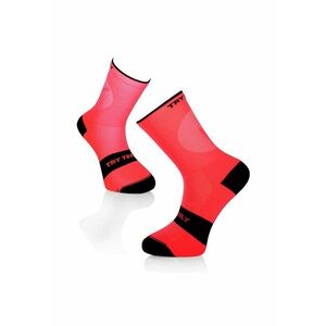 Sosete pentru ciclism CYCLING LIGHT SOCKS Corai Fluo imagine