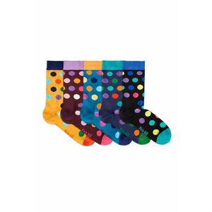 Sosete bambus Dots Luxury Box 5 Buc imagine