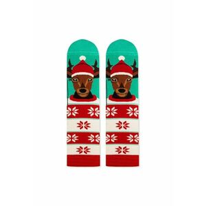 Sosete bambus de craciun Comfort Feet Socks Cerb de Craciun - Multicolor imagine