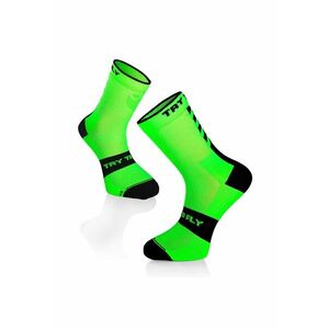 Sosete pentru ciclism CYCLING SOCKS Fluo Green imagine