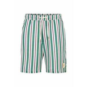 Pantaloni scurti barbati verde-crem - material uscare rapida - poliester imagine