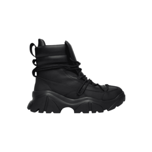 Ghete EA7 Flakes Microfiber PU 51471 - Negru imagine