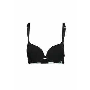 Sutien push-up cu model uni - Negru imagine