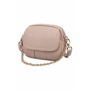 Geanta de piele cu barete detasabile Morgan - Bej deschis - 14 x 18 x 7 cm imagine