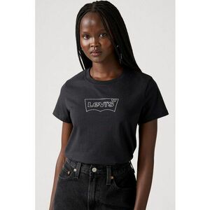Tricou de bumbac cu decolteu la baza gatului imagine