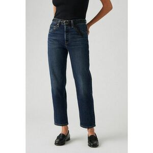 Blugi crop cu croiala dreapta 501® - Bleumarin imagine