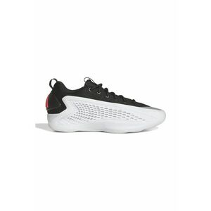 adidas Performance - Pantofi din plasa pentru baschet - Alb/Negru/Gri deschis imagine