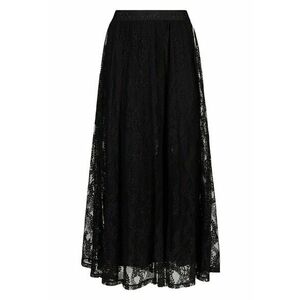 Fusta maxi din dantela - Negru imagine