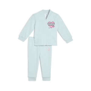 Trening cu fermoar si imprimeu Hello Kitty - Roz pastel/Albastru glaciar imagine