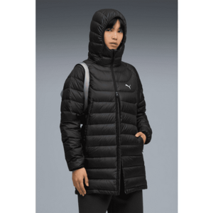 Geaca cu umplutura de puf si gluga Powder Lite - Negru imagine