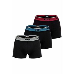 Set de boxeri cu logo Power - 3 perechi - Negru imagine