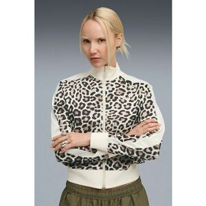 Bluza de trening cu fermoar T7 Leo Luxe - Maro inchis/Bej deschis imagine
