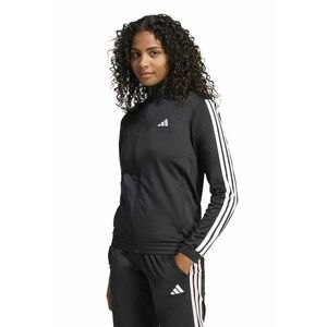 Bluza de trening cu logo si fermoar - Alb/Negru imagine