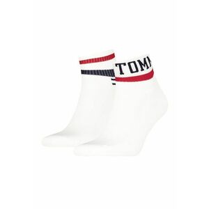 Set de sosete scurte unisex cu logo - 2 perechi - Rosu/Negru stins/Alb optic imagine