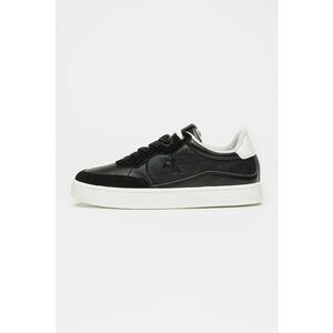 Pantofi sport uni din piele - Negru imagine