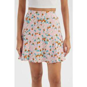 Fusta mini cu imprimeu floral imagine