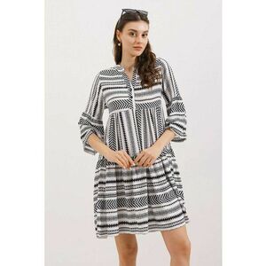 Rochie dama - model etnic - textil - Negru - imagine