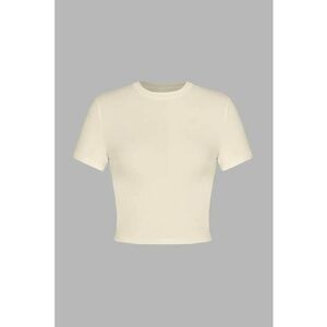 Tricou dama - poliester/viscoza/elastan - bej imagine