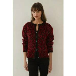 Cardigan cu animal print imagine