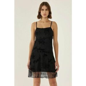 Rochie mini mulata cu dantela florala imagine