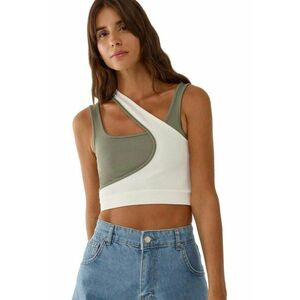 Maiou cu guler asimetric multicolor - Multicolor imagine