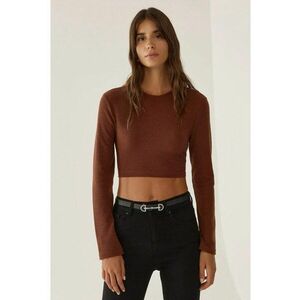 Bluza dama crop slim fit - Maro imagine