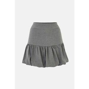 Fusta dama poliester/viscoza/elastan - gri imagine