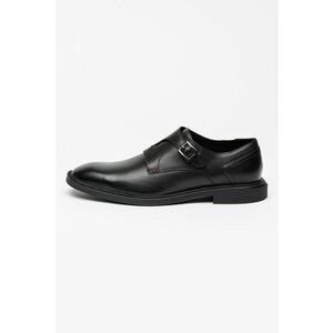 Pantofi din piele cu catarame Gryff - Negru imagine