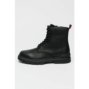Bocanci din piele Ryan - Negru imagine