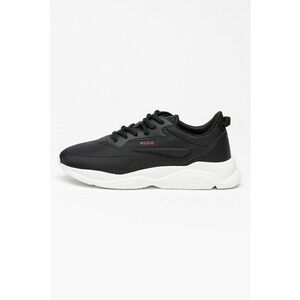 Pantofi sport low-cut din material textil Leon - Negru imagine