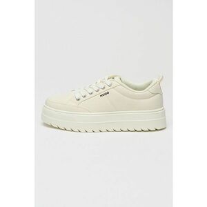 Pantofi sport flatform de panza Lyssa - Alb imagine