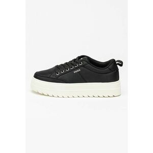 Pantofi sport flatform de panza Lyssa - Negru imagine