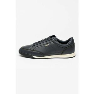 Pantofi sport Nitan low-cut din piele - Bleumarin imagine