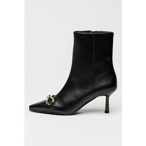 Botine din piele ecologica Katniss - Negru imagine