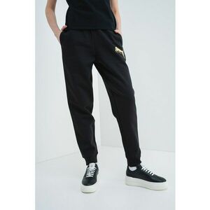 Pantaloni de trening cu imprimeu logo ESS - Negru imagine