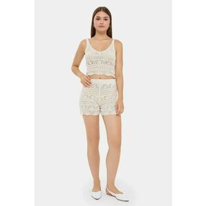 Compleu dama tricot - talie inalta - material din poliester si acril - Fildes Natural - imagine