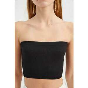 Top scurt negru - Negru imagine