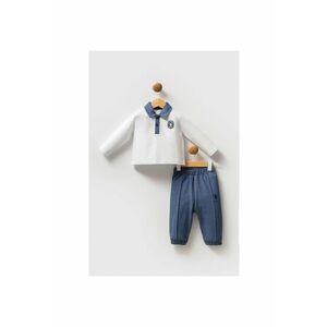 Set doua piese pentru bebelusi - USB2598-V1 - Alb - Alb imagine