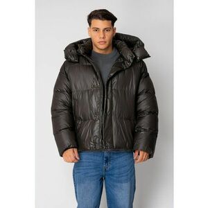 Geaca cu fermoar si capse Olive 19003 - Verde imagine