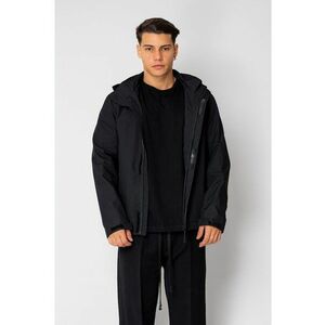 Geaca cu fermoar si buzunare Black 18956 - Negru imagine