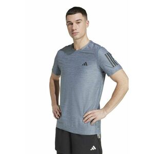 Tricou cu decolteu rotund pentru alergare - Negru/Gri cenusiu imagine