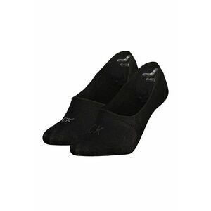 Set de sosete foarte scurte cu logo stralcuitor - 2 perechi - Negru imagine