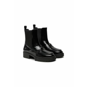 Botine dama CX024 - Piele naturala - Negru - Negru imagine