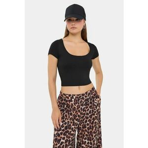 Tricou maneca scurta - negru - Negru imagine