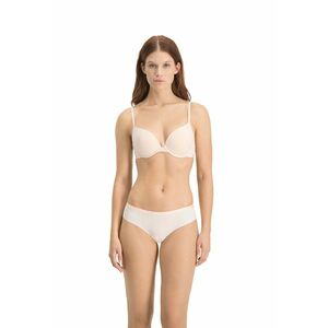 Sutien push-up cu model uni - Bej deschis imagine