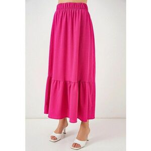 Fusta maxi tricotata HiCCUP - Roz imagine