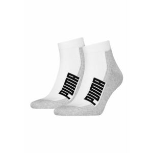 Set de sosete scurte unisex - 2 perechi - Alb optic/Gri deschis melange imagine