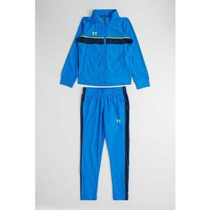 Trening cu fermoar si logo pentru antrenament - Albastru royal/Verde lime imagine