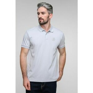 Tricou polo cu logo - Gri deschis imagine