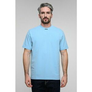 Tricou lejer Collar Zone - Albastru pastel imagine